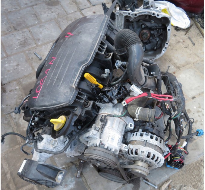 Двигатель Dacia LOGAN 1.2 16V D4F 732